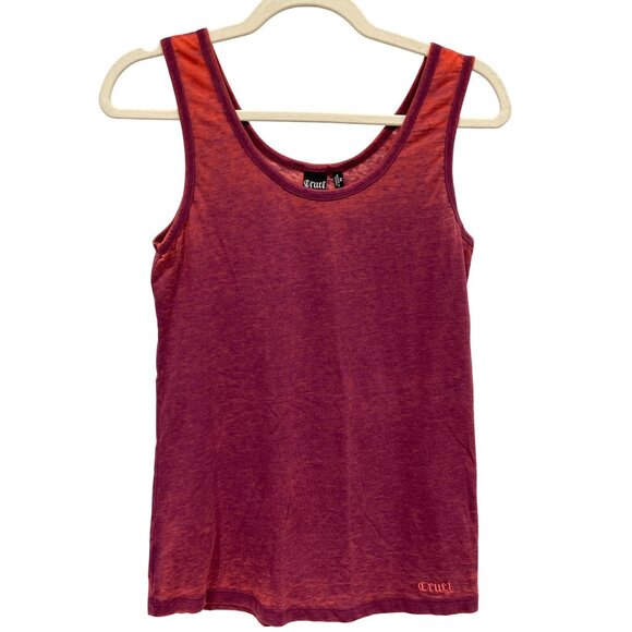 Cruel Sleeveless Tank Top Size Medium Scoop Neck Cotton Blend Casul Layering NEW - Picture 1 of 6
